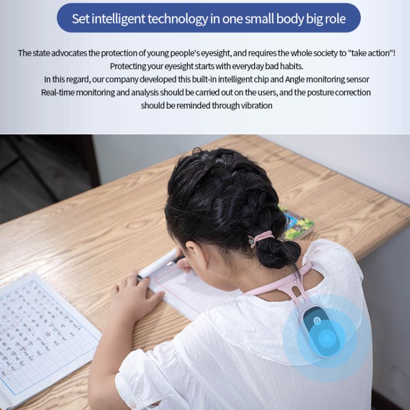 Smart Posture Corrector Device Echtzäit Wëssenschaftleche Réckhaltungstraining Iwwerwaachungskorrector Fir Erwuessener/Kanner Gesondheetsversuergung_voghion.com