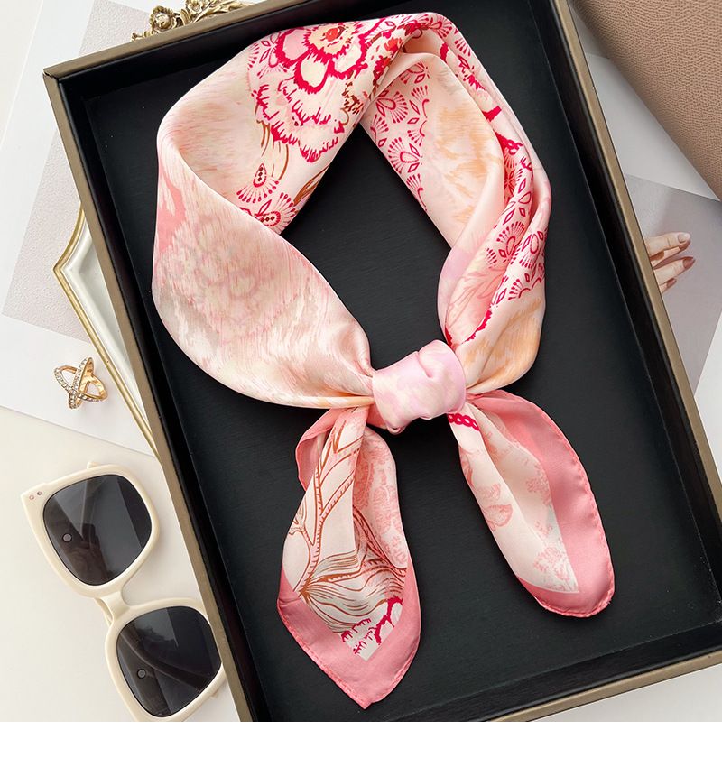 Korean style square new 70 * 70cm silk spring and summer thin design, sunscreen scarf, neck protector, headband,_voghion.com