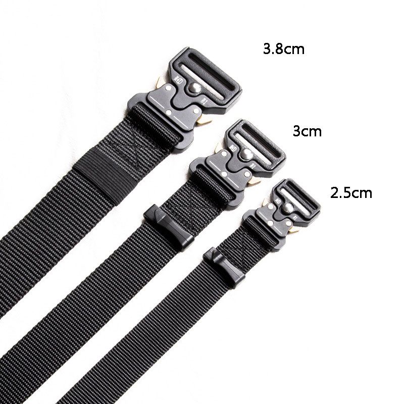 Centură tactică din pânză HOT 3,8 cm 3 cm 2,5 cm pentru bărbați și femei, trend la modă, hip hop punk y2k, sporturi în aer liber pentru tineret_voghion.com