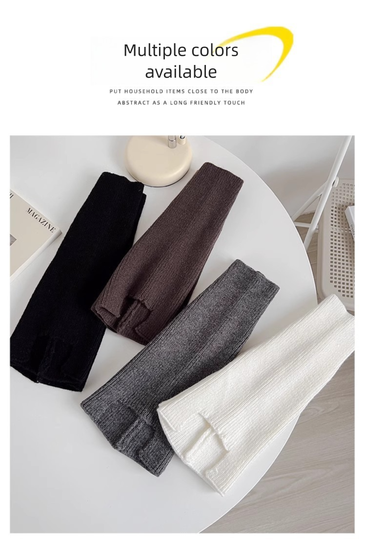 Vintage Snow Boots Sock Autumn Winter Irregular Knitted Wool Pile Thick Warm Calf Covers Mid-Calf Leg Socks_voghion.com