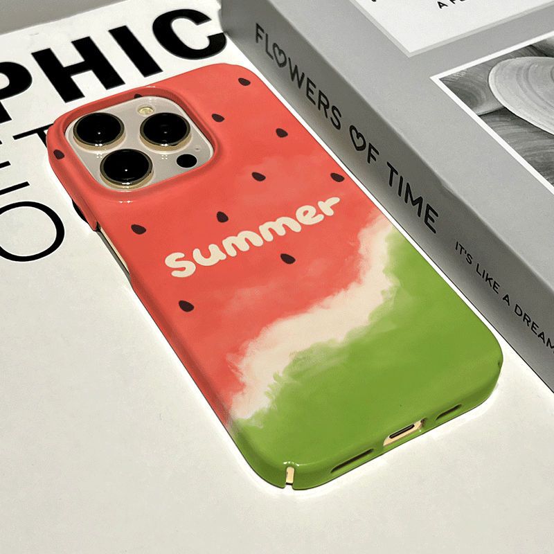 Watermelon Summer 14 ProMax-telefoon iPhone 13 Pro Film 12 All Inclusive 11 Shiny XR Hard Case 8_voghion.com