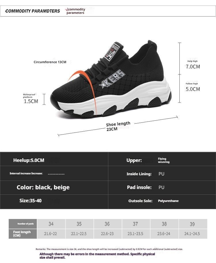 2024 Women's Spring New Single Korean Versatile Casual Comfortable Breathable Sports Increase Weight And Show Slim Mesh_voghion.com