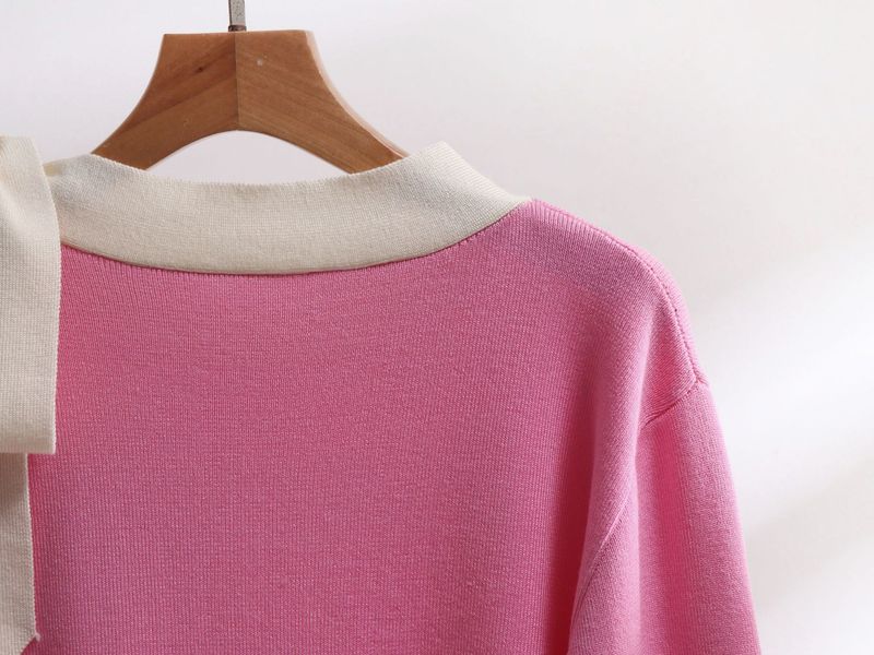 Women's Clothing Large Size Suits Two Piece Suits High End Loose Knit Sweaters Leg Pants_voghion.com