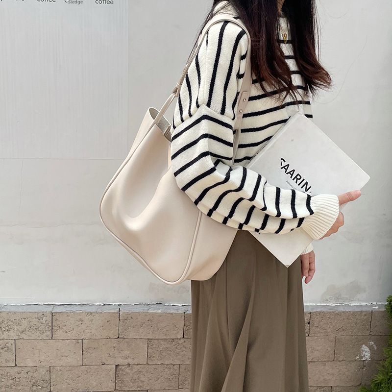 Borsa vintage di grande capacità da donna 2023 nuova borsa alla moda alla moda abbinata, borsa a tracolla singola, borsa da ascella_voghion.com
