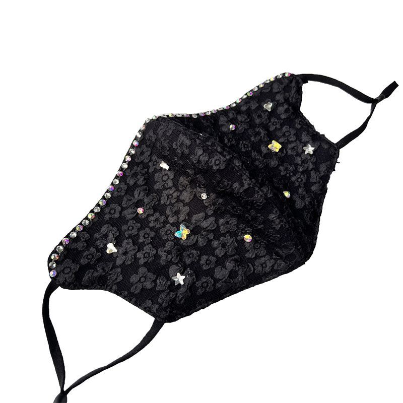 Maschera a forma di fiore tridimensionale da donna, in caldo cotone ispessito, nuova, lavata e aggiustata_voghion.com