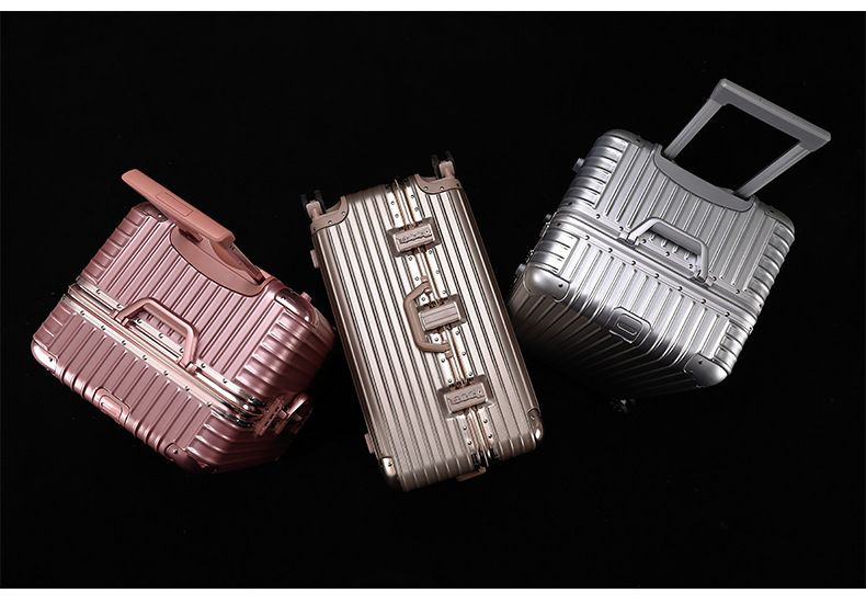 Set di valigie con telaio in alluminio resistente e di grande capacità con ruote girevoli a 360° - Valigia leggera in ABS+PC per viaggi di dimensioni comprese tra 20 e 34 pollici, ruote universali_voghion.com