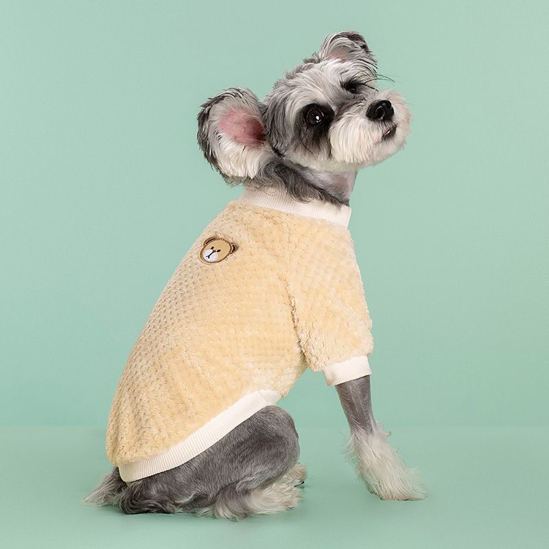 Autumn Winter New Multi-color Hooded Clothing Thickened Plush Jacket Casual Style Cat Dog Clothes_voghion.com