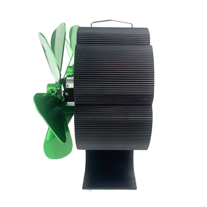 Krbový ventilátor dvouhlavý, květinový, malý, ve tvaru I, 6listý, vitální, zelený, bez spotřeby energie, bez hluku, LT382_voghion.com