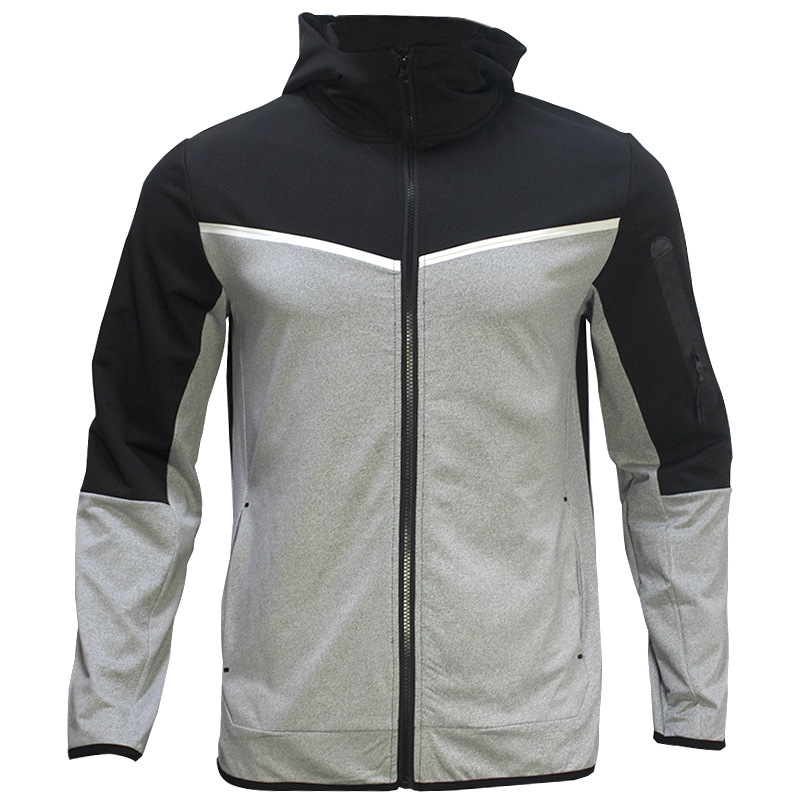 Männer Herbst Casual Wear Europäische Waren Mit Kapuze Zipper Pullover Sport Set Männer_voghion.com