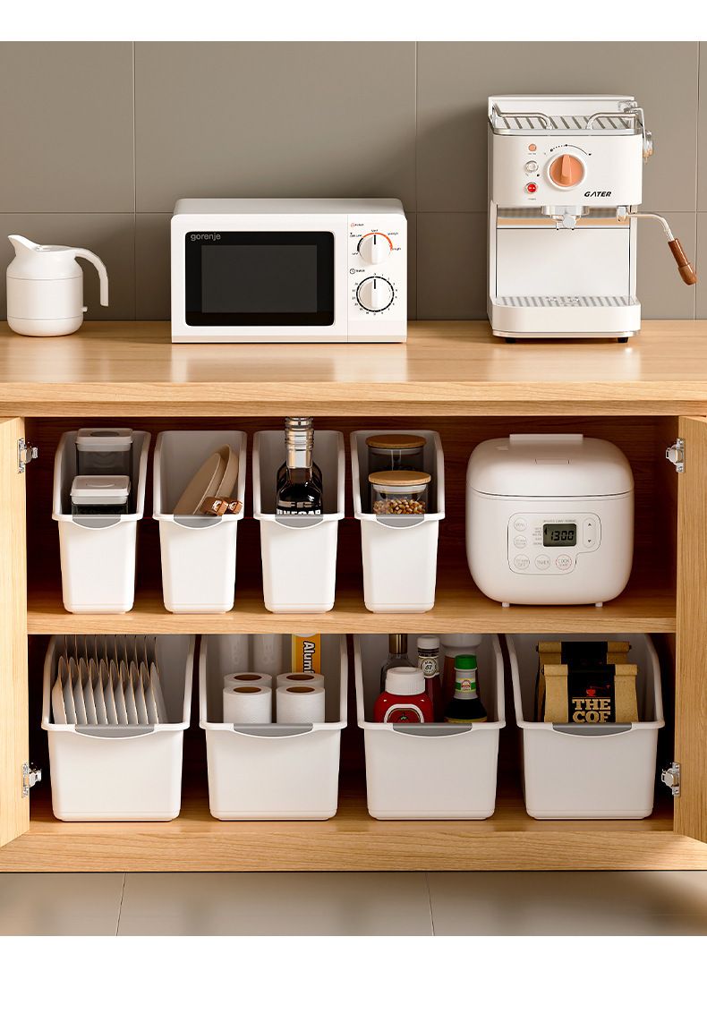 Úložná skříňka Domácí kuchyňská mezera Drobnosti Svačina Košík na koření Zásuvka Typ Plastové Drobnosti Klasifikace Třídicí koš_voghion.com