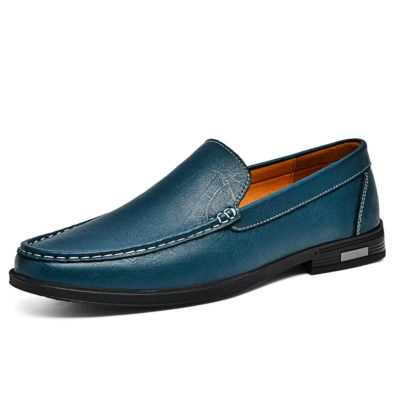 Herren Usmarke Slipper aus echtem Leder Neue Freizeitschuhe für Herren Designer Mokassins Heißer Verkauf Drive Schuhe_voghion.com