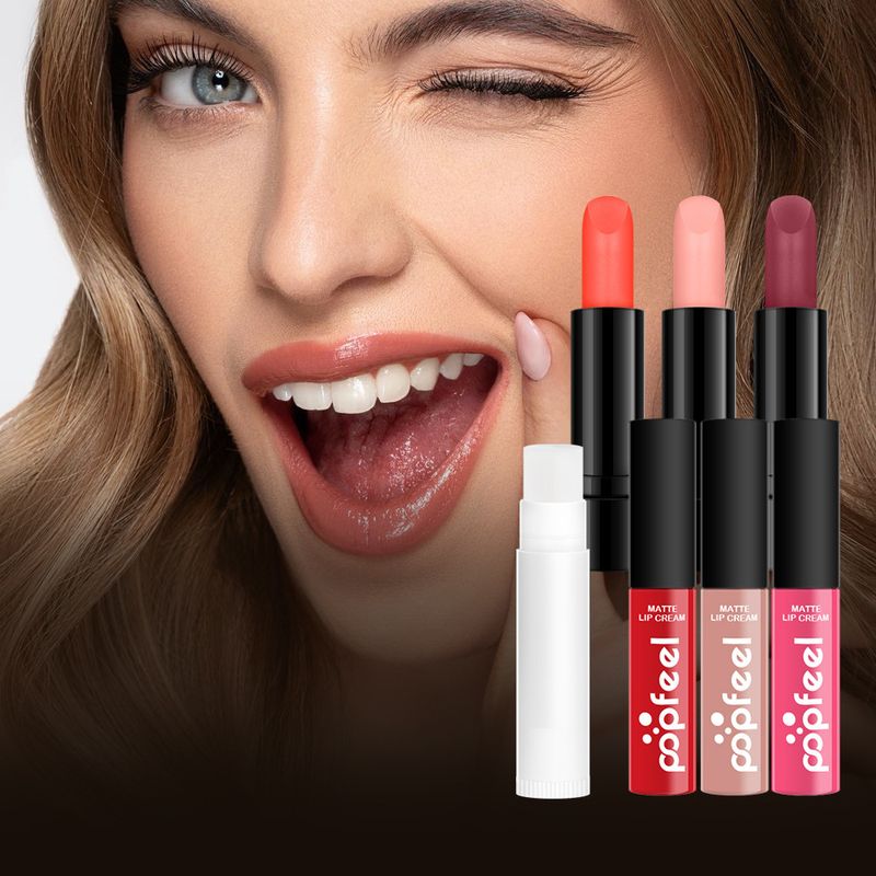 Make-upsets Nieuwe POPFEEL Make-upset Lipgloss Oogschaduw Blush Contourset Halloween Kerstmis_voghion.com