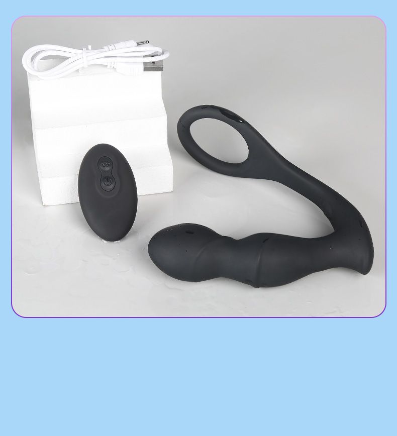 Giocattoli sessuali con telecomando, dita, vibrazione, condivisione di coppie, ritardo dell'eiaculazione, anello di bloccaggio, plug anale, giocattolo per massaggio alla prostata_voghion.com