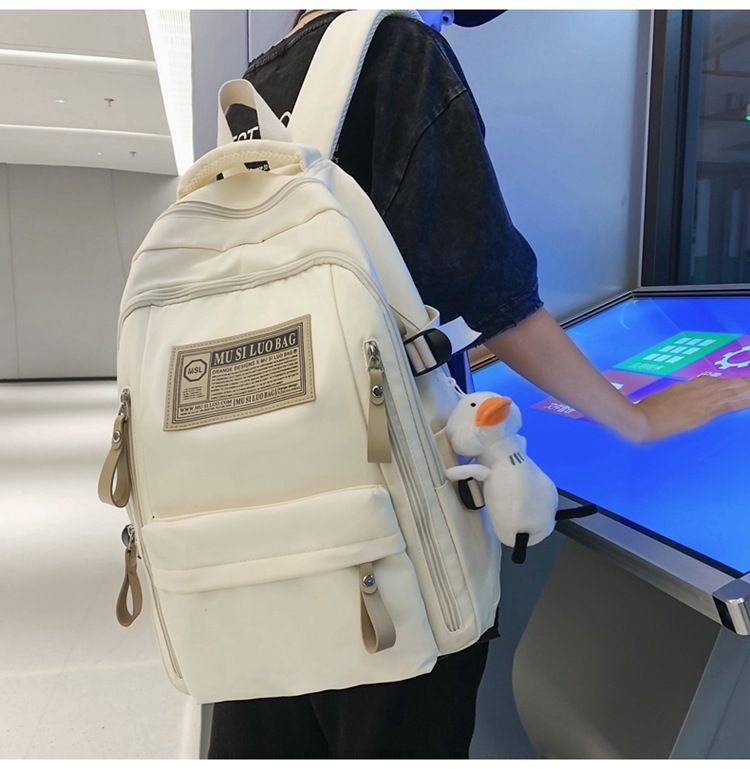 Zaino scolastico da uomo, grande capacità, per studenti, computer, zaino da scolaro, zaino per alleviare il peso delle ragazze_voghion.com