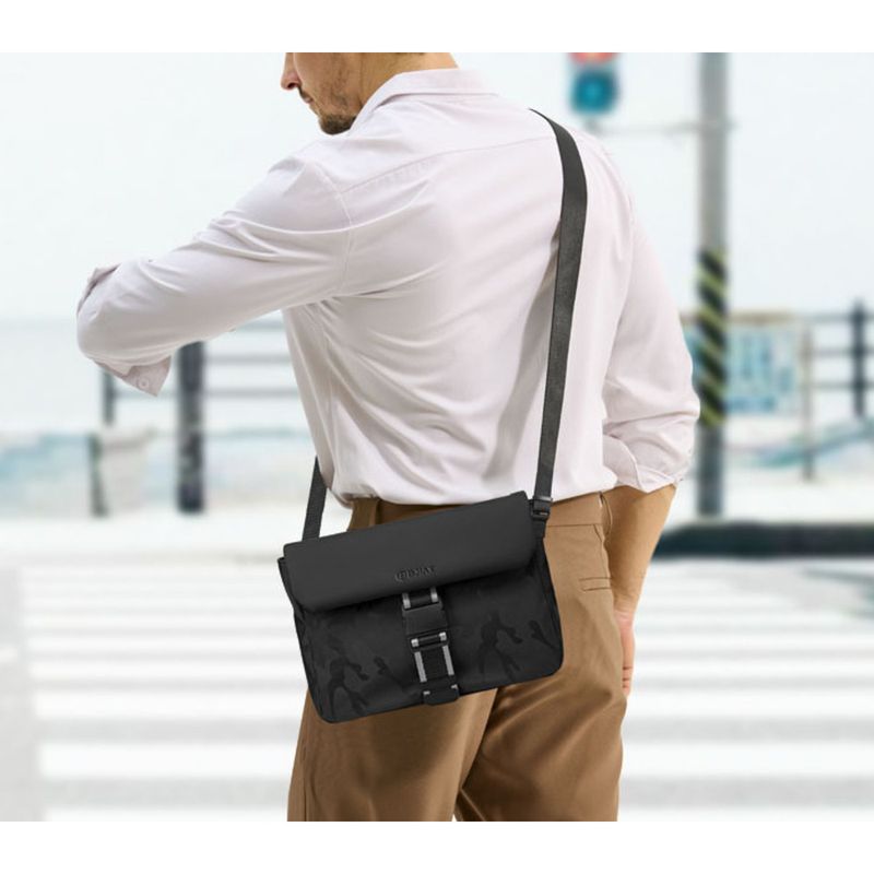 Borsa a tracolla di nuovo stile per uomo, borsa a tracolla impermeabile per laptop, zaino casual leggero_voghion.com