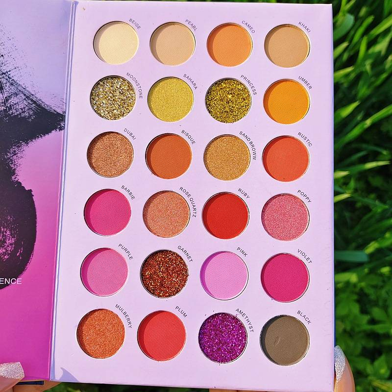 72 kleuren in één boek Matte Shimmer Eyeshadow Palette Waterproof Langdurige oogschaduw Pigment Earth Color Eyes Makeup Oogschaduwpalet_voghion.com