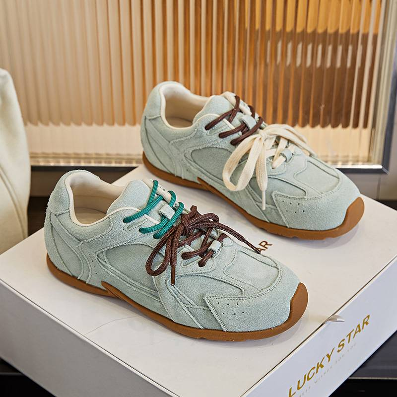 Mingliu Forrest Gump Shoes Women's 2025 Spring New Style Wasteland Vintage Dad Shoes Women's Casual Versatile Sports Women's Shoes Trend_voghion.com