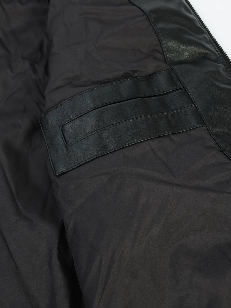 Young Men's Leather Jackets For Spring, Autumn And Winter Cycling, Casual Stand-up Collar Motorcycle Jackets_voghion.com