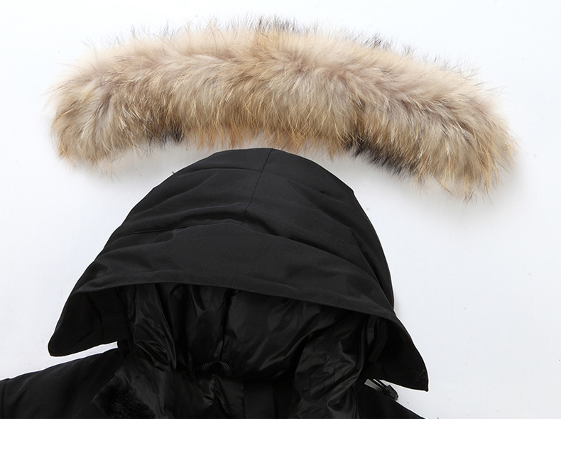 Chaqueta de plumón de ganso grande estilo expedición 08, versión alta, para hombre, con cierre de invierno, de terciopelo, con cinturón cortavientos, estilo canadiense._voghion.com