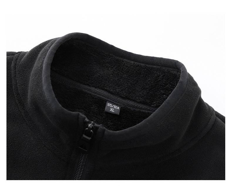 Men's Fleece Vest Winter Warm Sleeveless Jacket With Sherpa Lining Double-Sided Flannel Coat For Casual Outdoor Wear_voghion.com