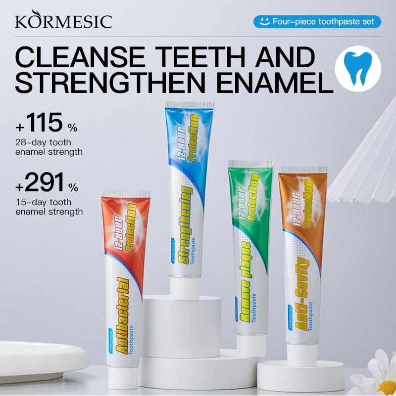 KORMESIC Reduce Tooth Stains Anti-cavities Toothpaste 100g Toothpaste Clean Mouth Toothpaste_voghion.com