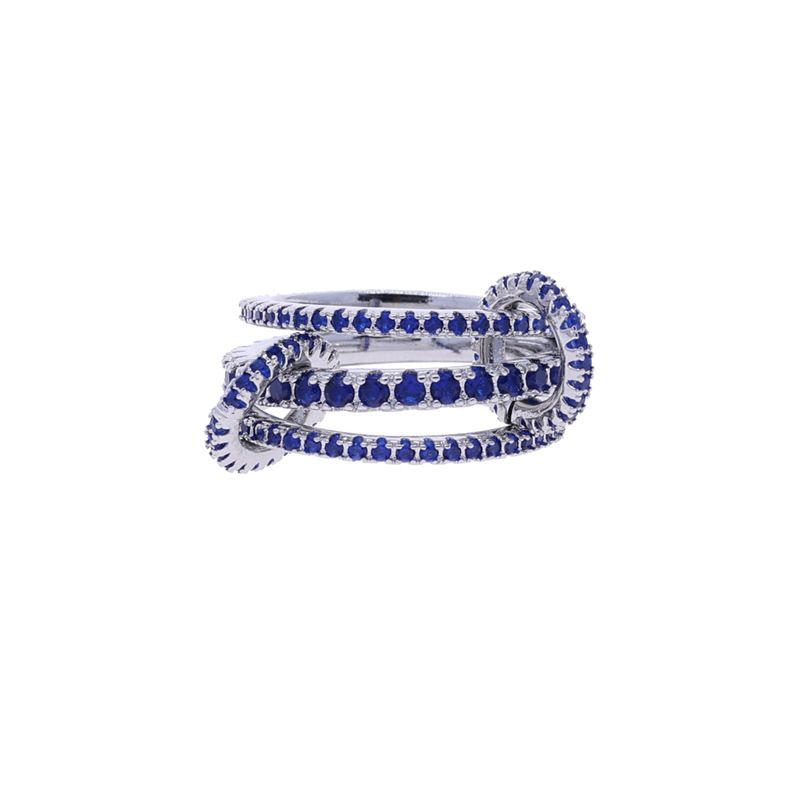 New Multi-Piece Set Stacked Zircon High-Quality Versatile Creative Women's Rings_voghion.com