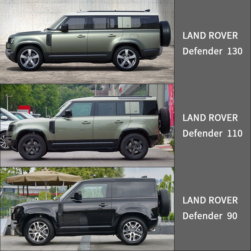 Piemērots Land Rover 110 lietus un gaismu bloķējošiem sānu logu deflektoriem Defender 90 logu vizierim_voghion.com