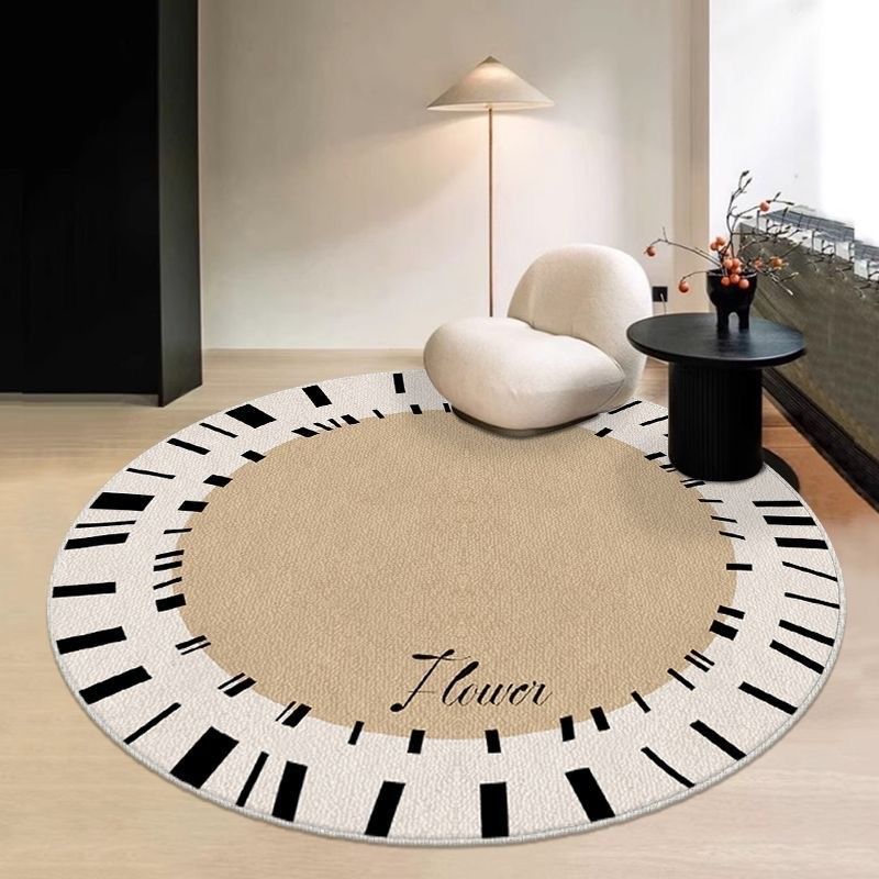 Mājas mēbeles apaļas augstas klases viesistabas dīvāns kafijas galdiņa sega guļamistabas mācību apaļais paklājs_voghion.com