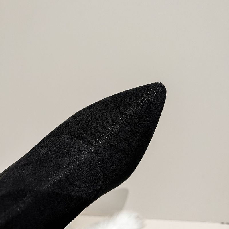 Novas botas altas de outono e inverno salto agulha elástico botas longas pontiagudas_voghion.com