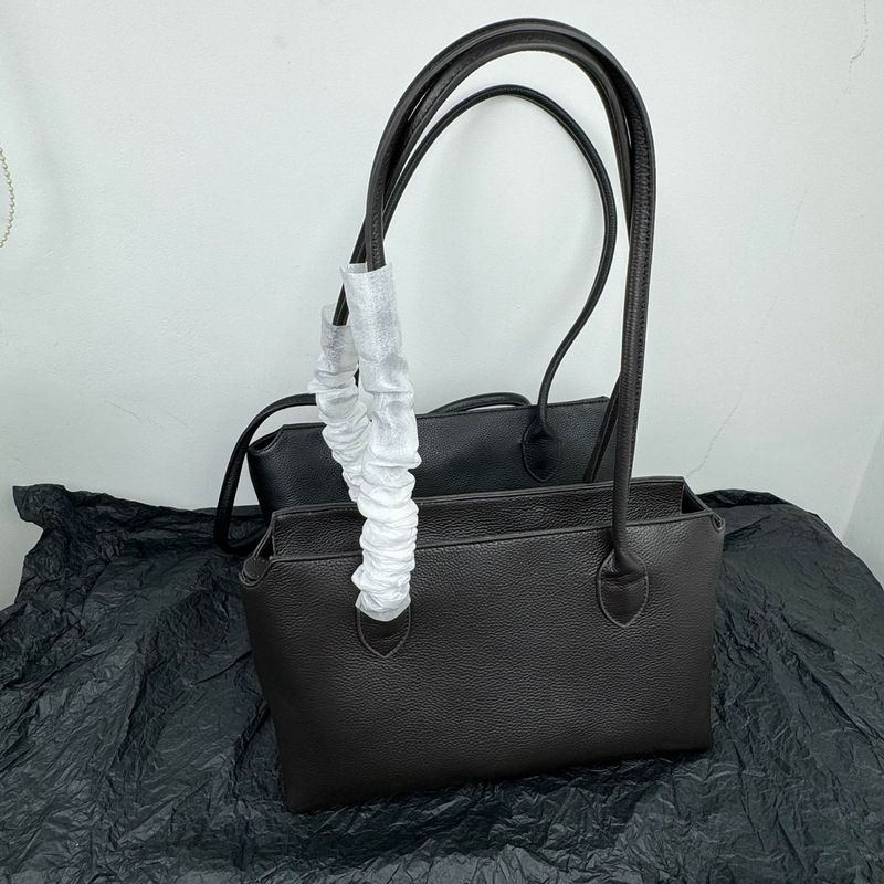 2024 Genuine Leather Simple Style Shoulder Senior Sensory Communication, Hardworking Handbag, Large Capacity Handbag_voghion.com