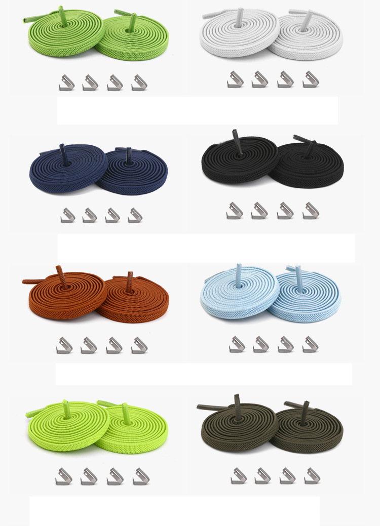 Piccole scarpe bianche gratis fibbia piatta elastica elastica da uomo e da donna lacci fissi all'ingrosso pigri lacci per bambini gratis_voghion.com