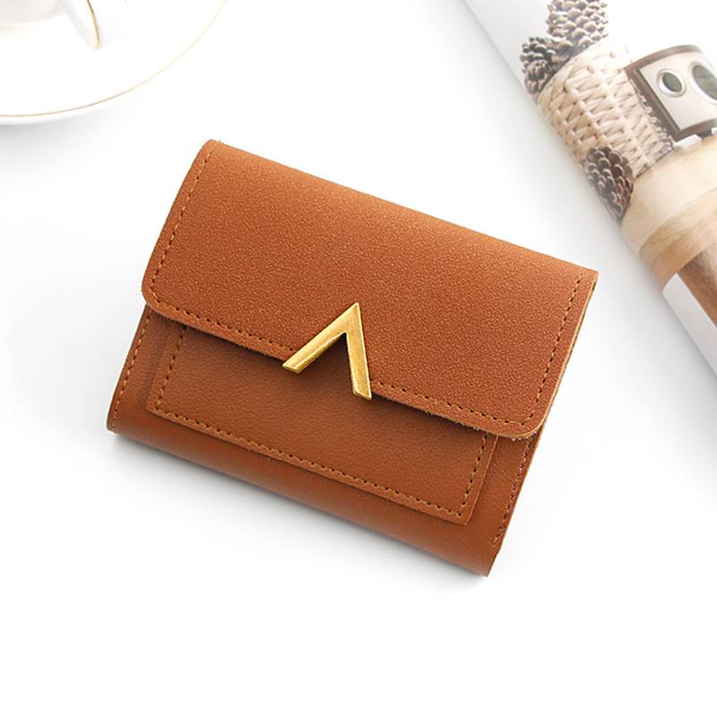 Women's Short Wallet Mini Card Holder - Tri-Fold Wallet with Multiple Card Slots - Compact Card Case for Everyday Use_voghion.com