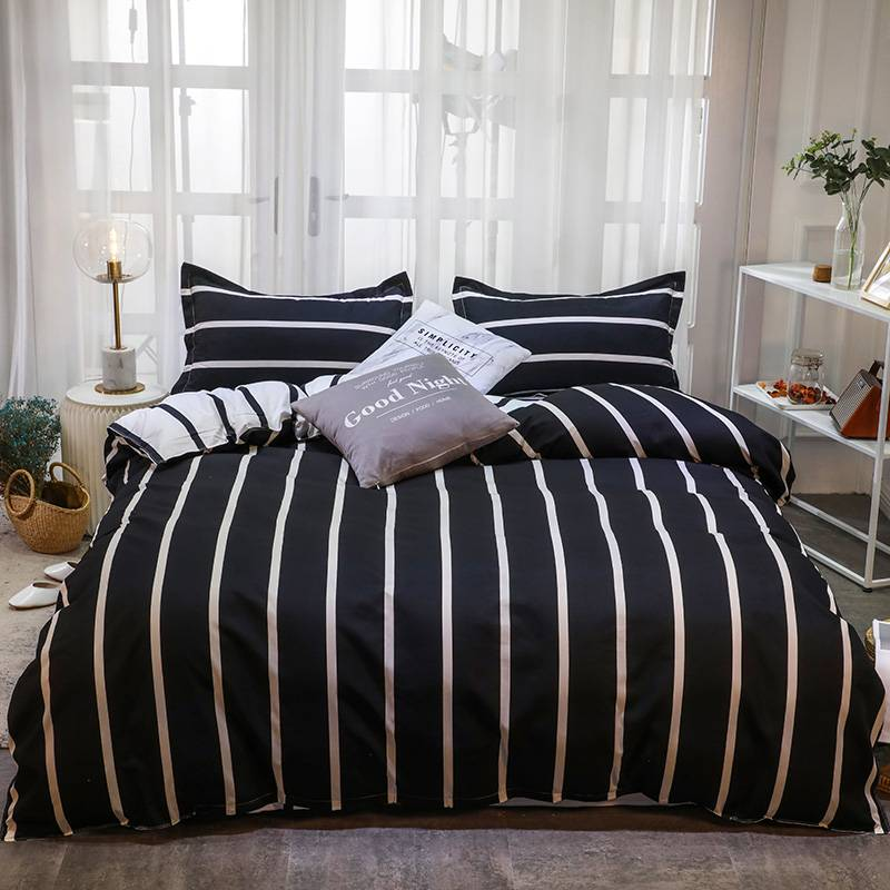 Set da tre pezzi Copripiumino bohémien Set da tre pezzi Biancheria da letto stampata_voghion.com
