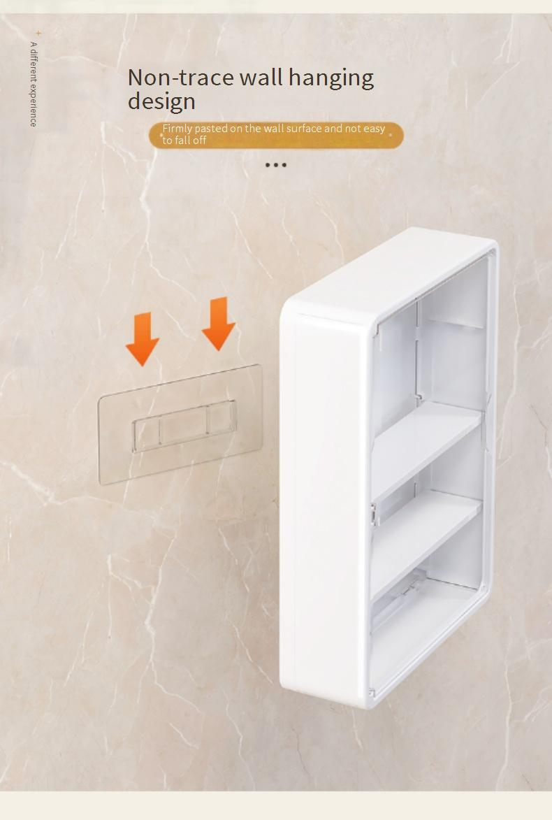 Premium transparante wandgemonteerde blindbox organizer - heldere acryl displaykast_voghion.com