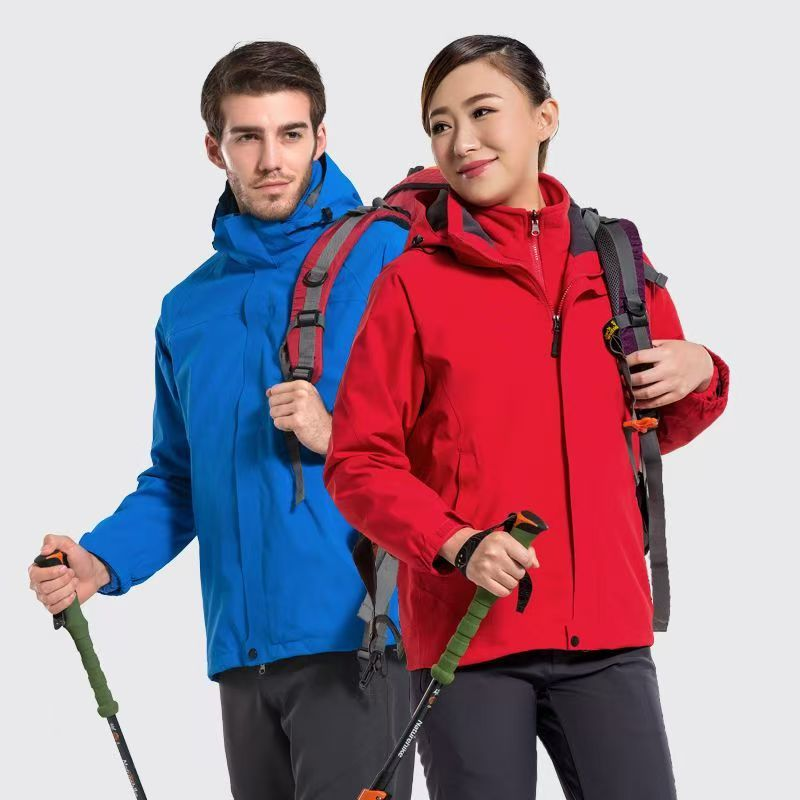 NOKO-Waterproof Outdoor Solid Color Jackets For Men And Women, Two-piece Workwear, Custom Ski Suits With Embroidery_voghion.com