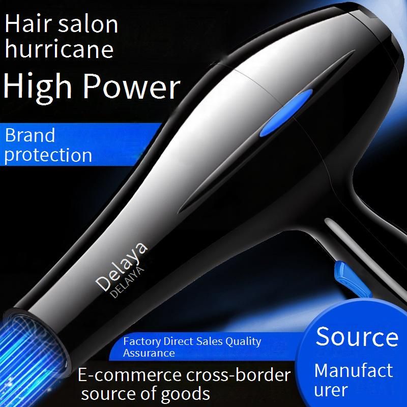 Professional Salon-Grade Hair Dryer With Blue Light Therapy, 800W High Power, Cool/Hot Air Modes, Detachable Nozzle – Ideal For Home & Dorm Use_voghion.com