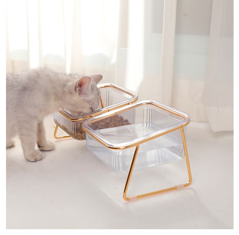 Neu Katzenfutternapf Hundenapf Katzenbecken Universal Wasserspender Katzennapf_voghion.com