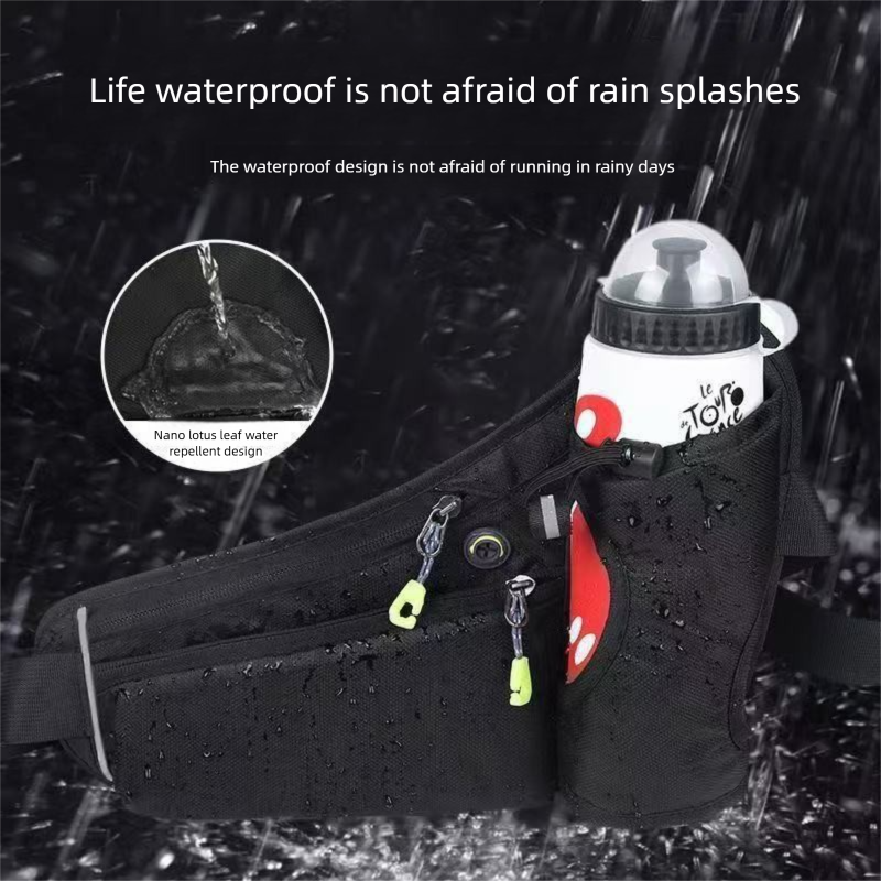 Cross-border Running Outdoor Fitness Waist Multi-functional Water Bottle Key Phone Bag Factory Direct Sale Lightweight_voghion.com
