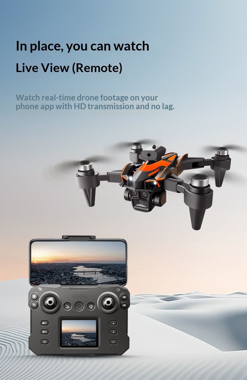 Hold Cross-Border New Product K12Max Brushless Quadcopter Screen-Control Remote Control Aircraft HD Real-Time Aerial_voghion.com