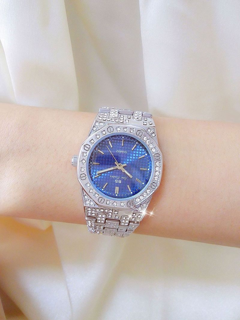 New light luxury ladies full diamond unisex style full diamond watch_voghion.com