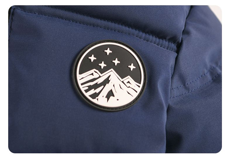 Boys' Winter Jacket With LED Light-Up Design – Thick Insulated Hooded Coat (100-155cm, Black/Army Green/Light Blue/Navy)_voghion.com