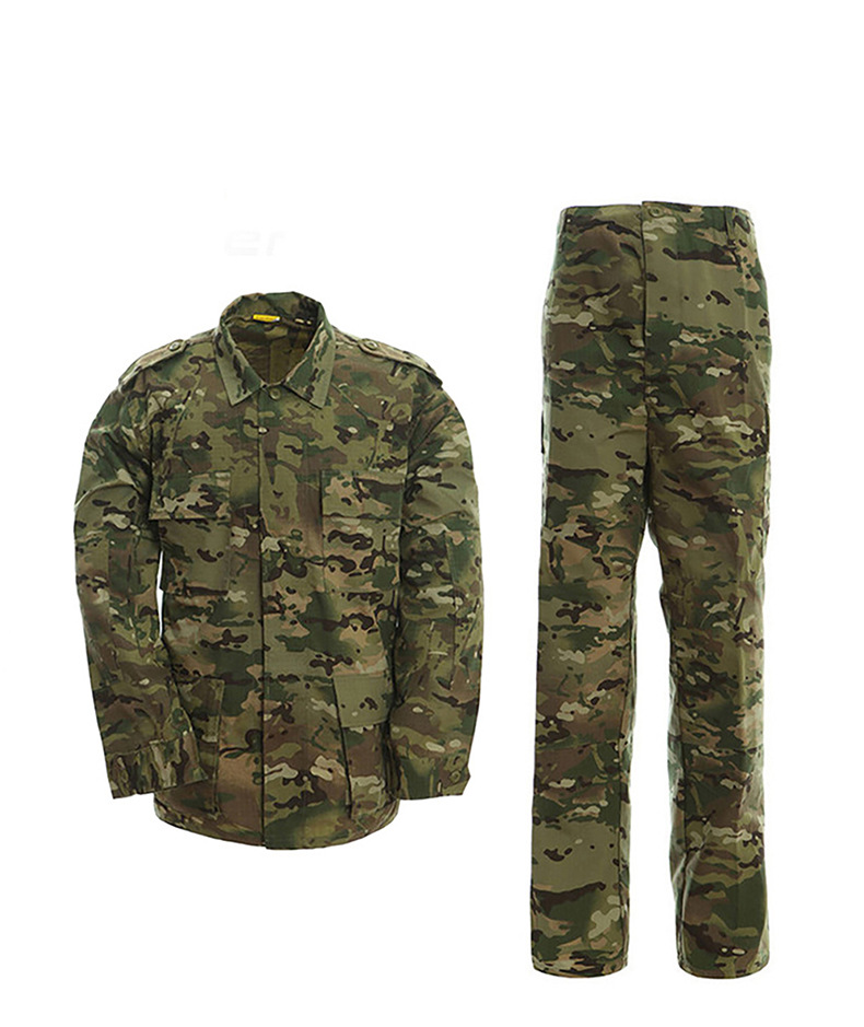 Herren Camouflage Herren Verschleißfeste Outdoor-Trainingskleidung Armeegrün ACU Taktischer Anzug_voghion.com