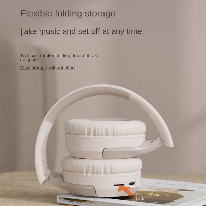 New private membrane headset wireless 5.3 noise cancellation foldable headset bluetooth headset L950_voghion.com