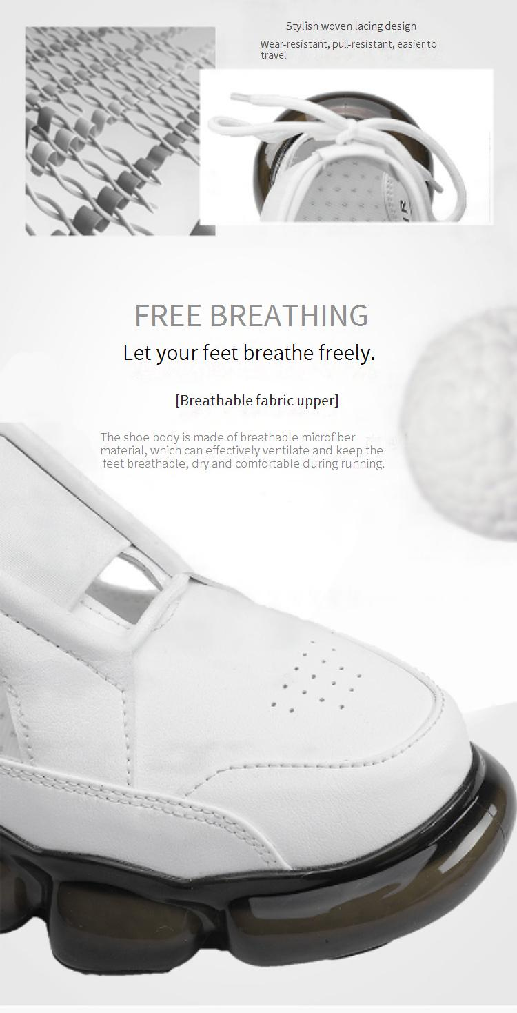 Männer Schong Loftkëssen Männer Sandalen Summer Huel Lieder Schong Casual Männer Popcorn Déck Soled Sports Roman Sandalen_voghion.com