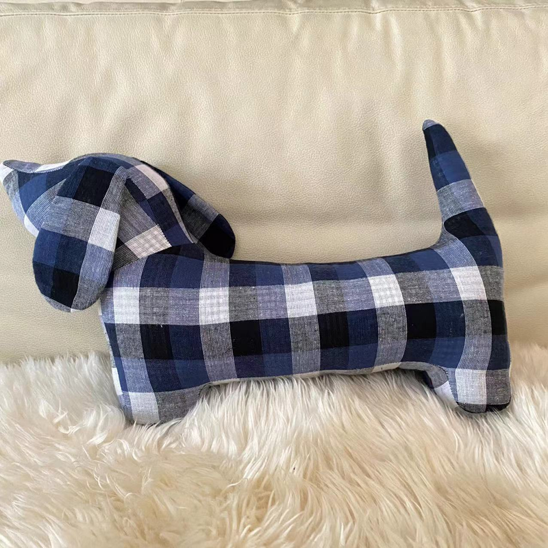 1pc Of Sherpa Dachshund Dog Pillow Cushion, Sofa Decoration Pillow, Four Season Home Decoration, Cute Plush Toy,birthday Gift_voghion.com