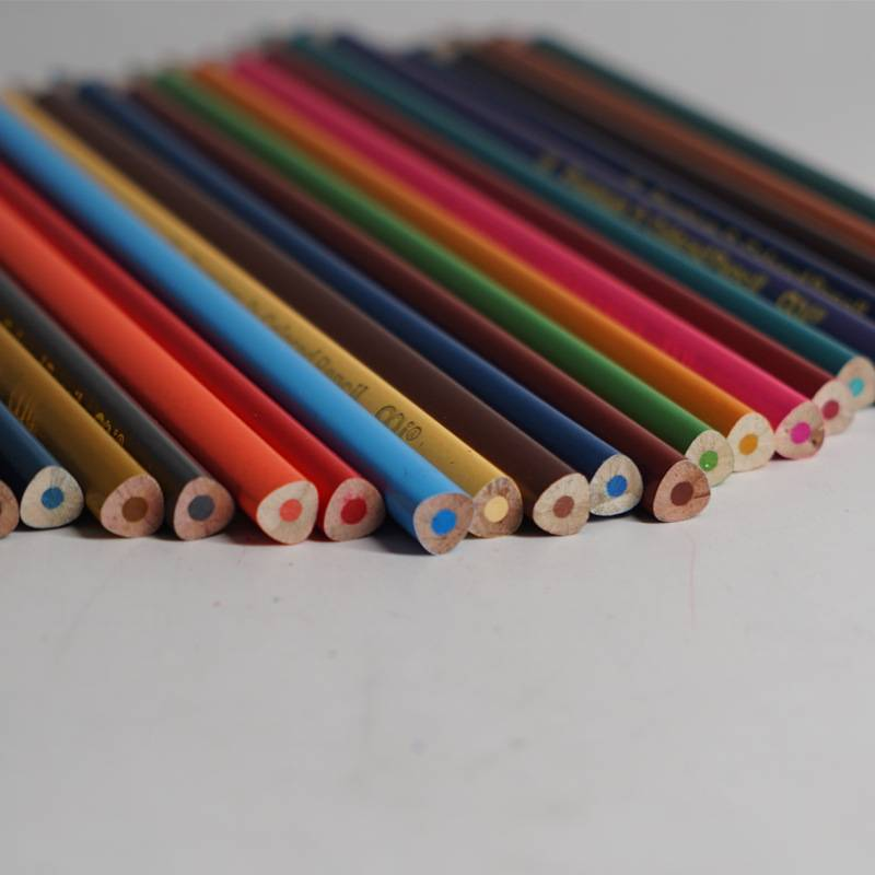 Professional 12/24 Colors Oil-Based Colored Pencils For Kids, Vibrant & Smooth Drawing, Ideal For School, Art & Coloring Books_voghion.com