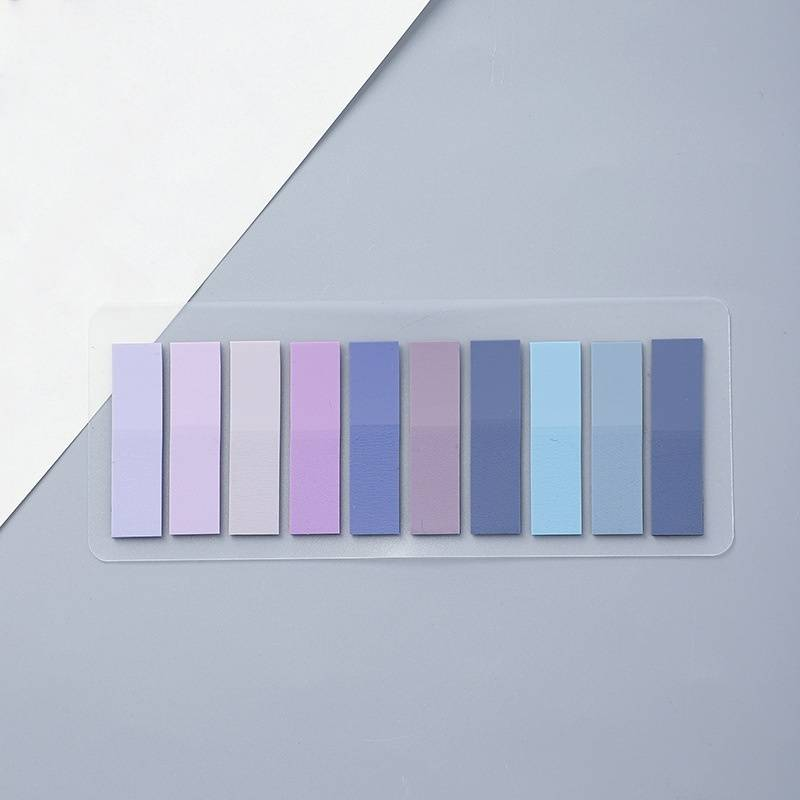 Creatieve Sticky Notes Set - 20 vellen per blok, 12 levendige ontwerpen, herpositioneerbare lijm, perfect voor studenten, kantoor- en thuisorganisatie_voghion.com