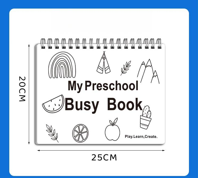 Reusable Sticker Activity Book For Kids - Preschool Learning & Educational Busy Book With Stickers_voghion.com