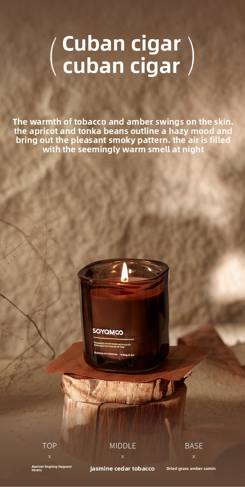 Scented Candle & Diffuser Gift Set Exotic Wood & Citrus Aromas For Home Spa, Romantic Gifts (Ebony Oud, Frost Fir, Cuban Cigar, Zen Tea, Lily Citrus)_voghion.com