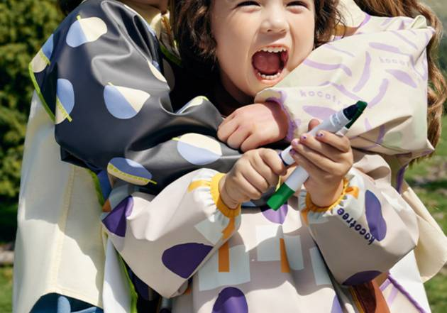 Kids Waterproof Art Smock – Long Sleeve Painting Apron For Boys & Girls (A-Class, PU Coated, 4 Sizes & Trendy Colors)_voghion.com